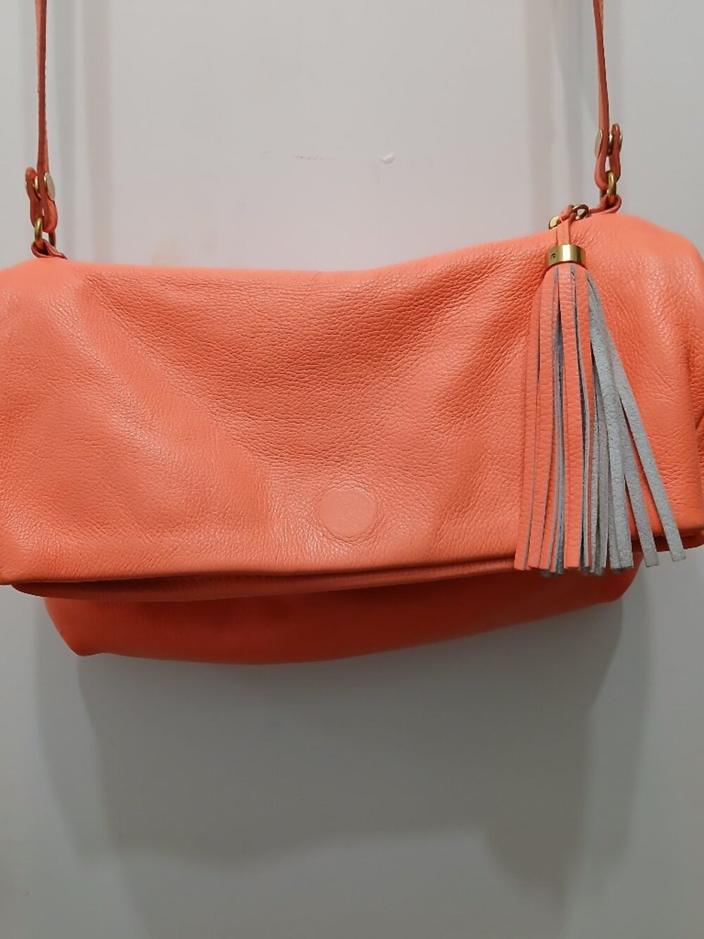 J.Crew Luscious Leather Fold Over